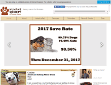 Tablet Screenshot of humanesocietyfremontcounty.org